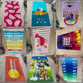 Printed Beach Towel-image